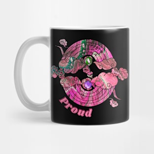 Proud Rainbows - Neon Pink Mug